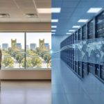 Local Data Centers vs. Cloud Giants Sacramento data center concept