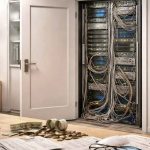 Overstuffed server closet