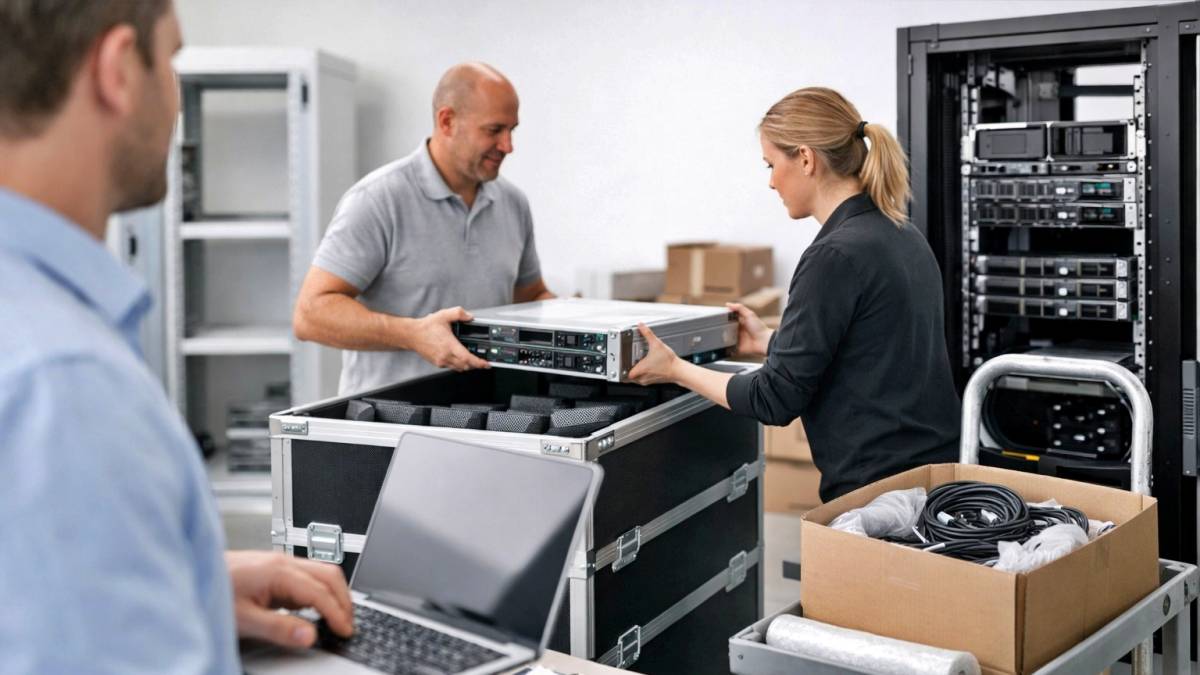 Unboxing and installing hardware