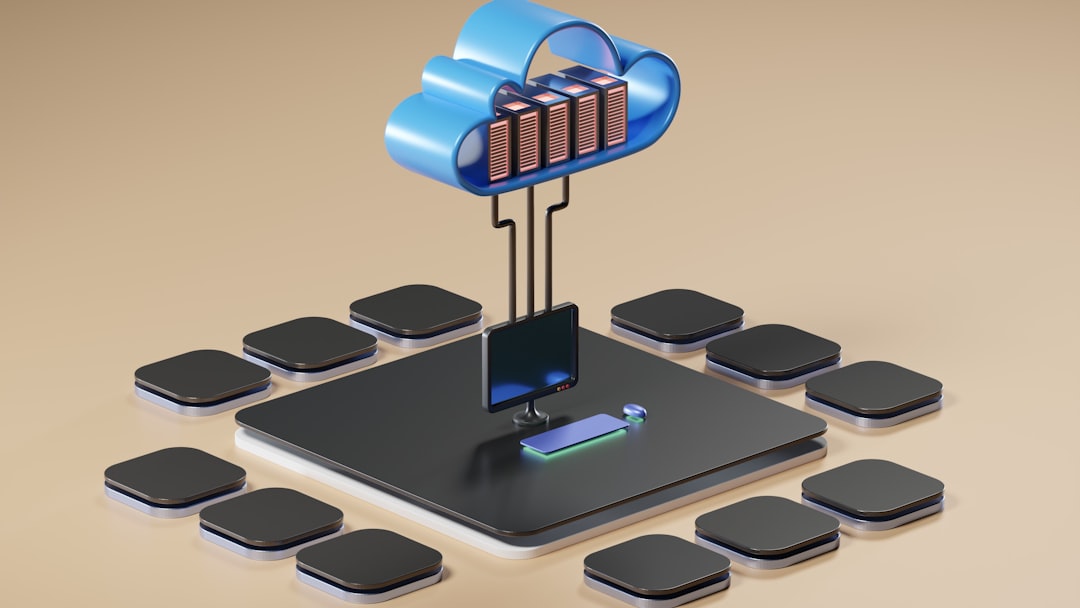 Cloud computing concept image 360 security camera