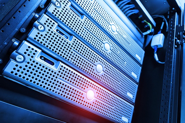 stack of servers in rack stack of servers in rack