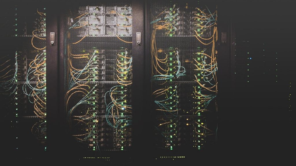 cabinets in data center