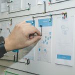 How Cloud Migration Consulting Prevents Costly Surprises hand pinning note to whiteboard