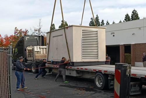 IMG 20181126 095043 - Datacate's Rancho Cordova Data Center Gets New, More Powerful Backup Generator